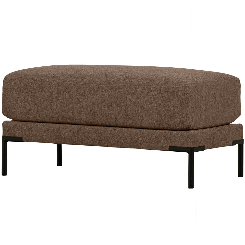 Pouffe COUPLE, velvet, chocolate brown
