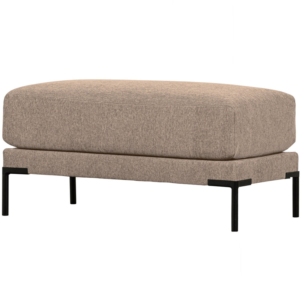 Pouf COUPLE, velour, brownish mélange