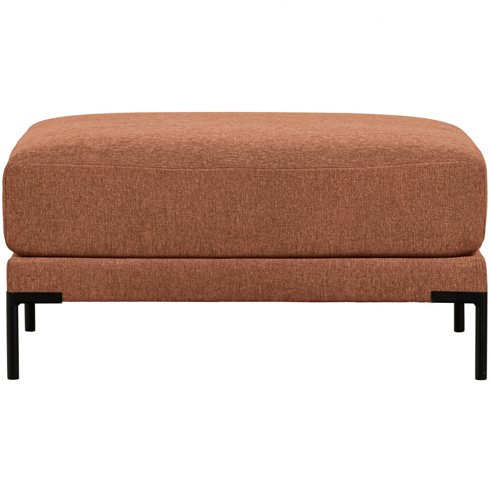 Pouffe COUPLE, velvet, rust mélange