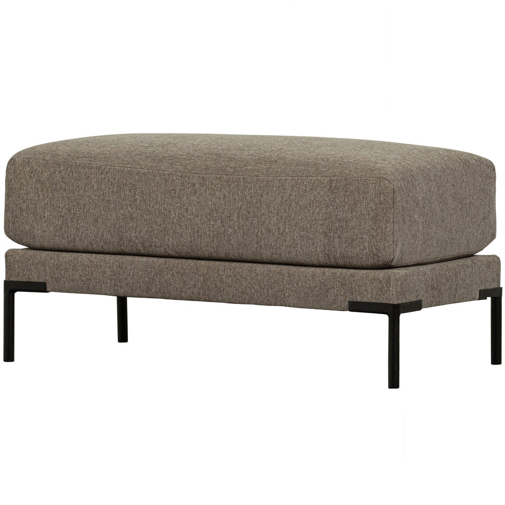 Pouf COUPLE, velvet, taupe