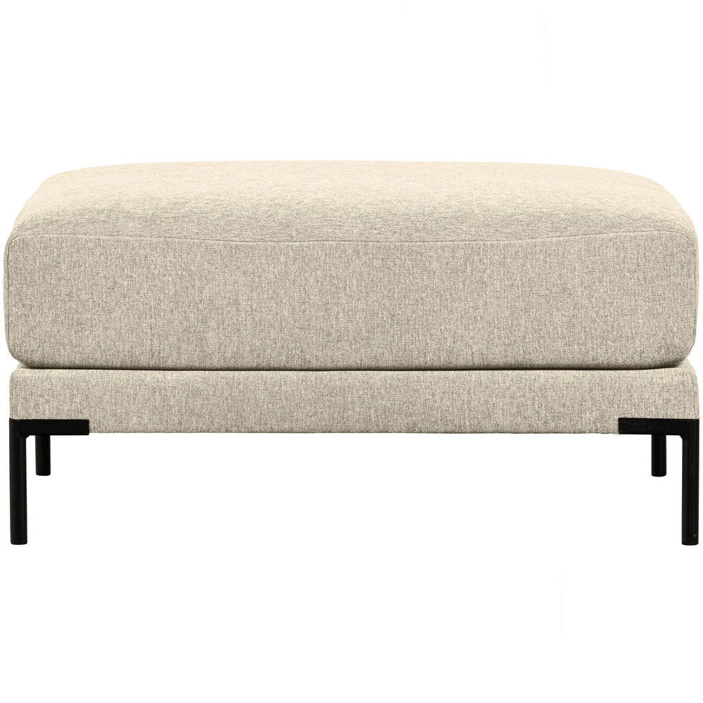 Pouf COUPLE, velvet, sand