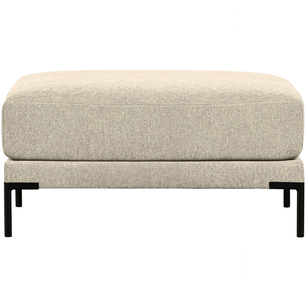 Pouf COUPLE, 100 cm, velour, sand