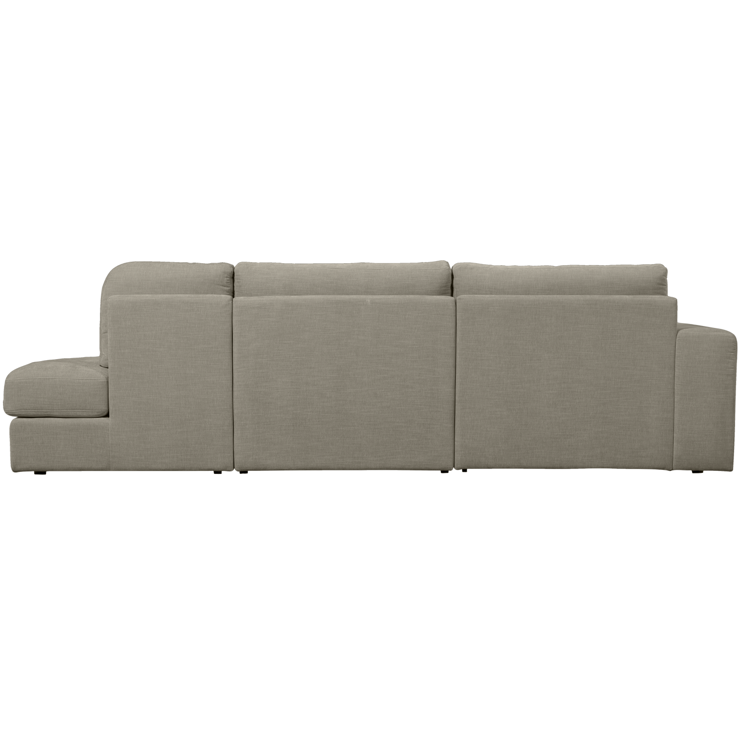 2 FAMILY, 5-vietų sofa, užapvalintas dešinysis kampas, šilta pilka