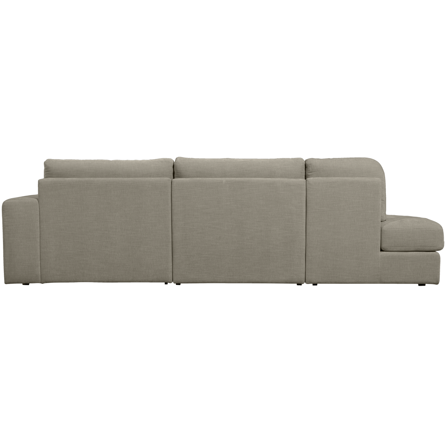 2 FAMILY, 5 vietų sofa, užapvalinta kairė, šiltai pilka