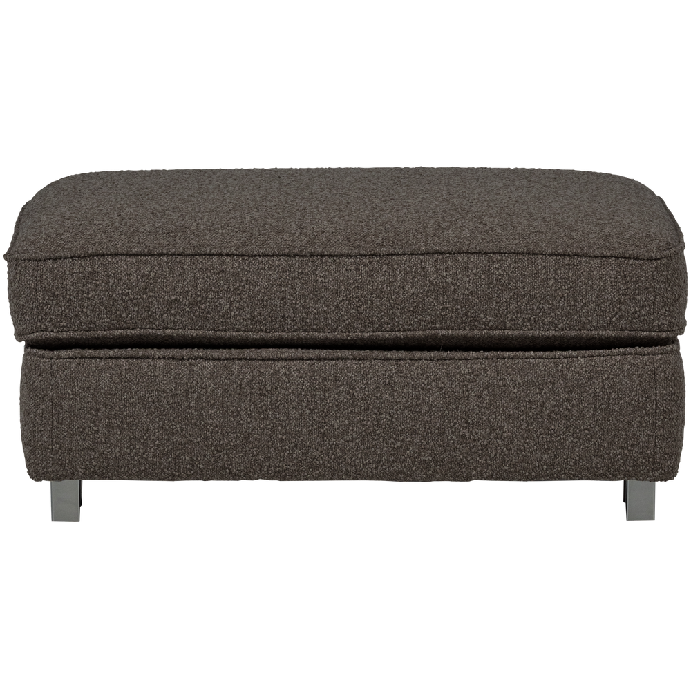 Pufas LAZY, bouclé antracitas
