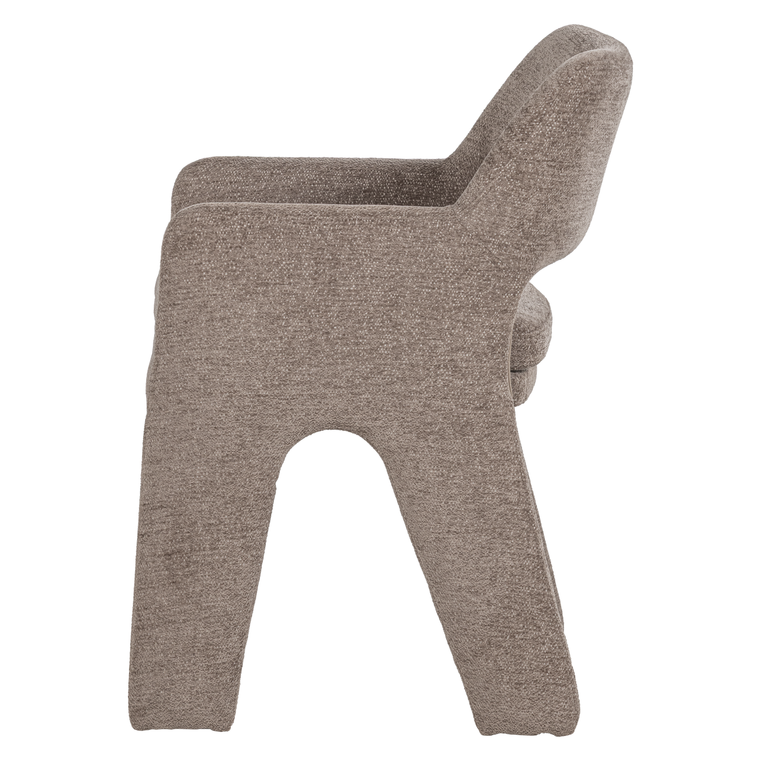Valgomojo kėdė BIGFOOT, šenilas taupe