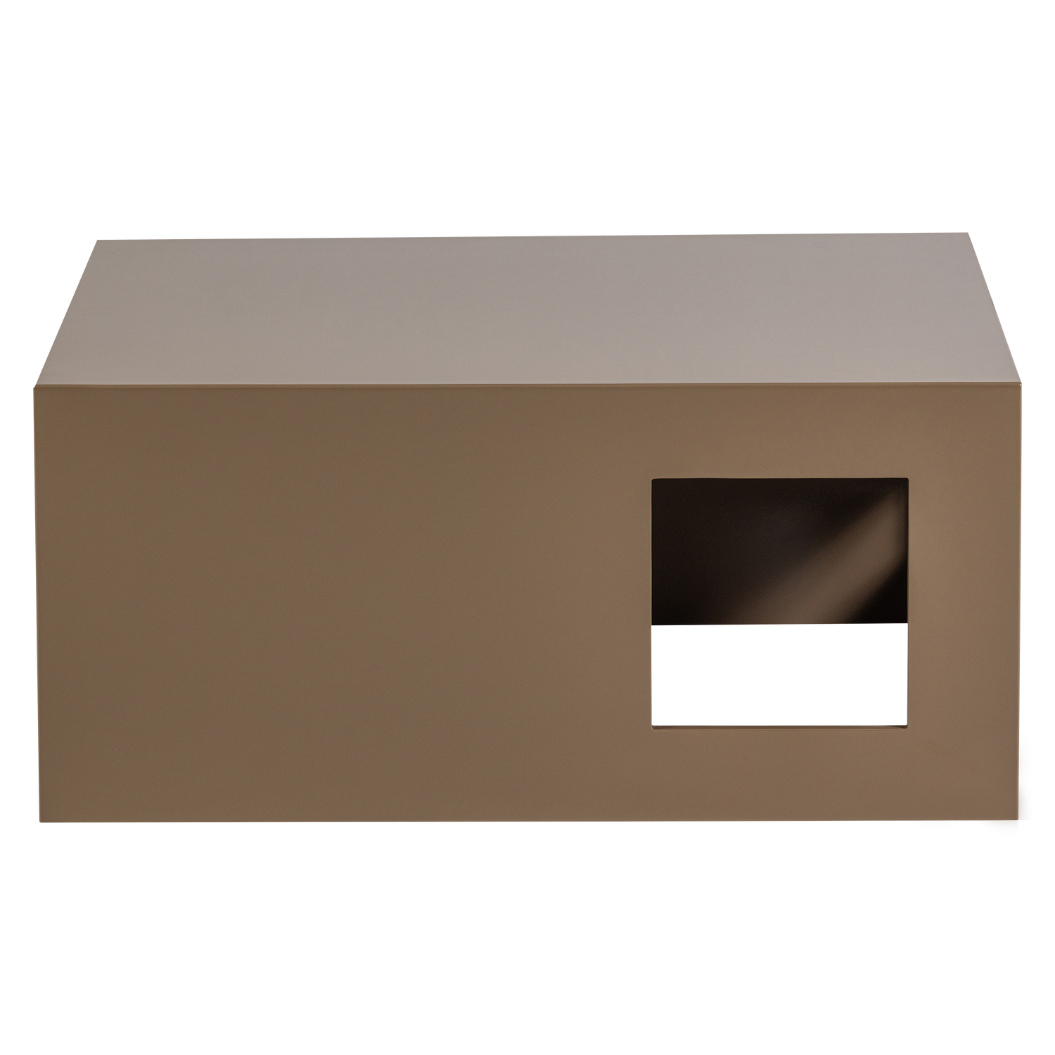 Kafijas galdiņš MODERN, MDF spīdīgs smilškrāsas