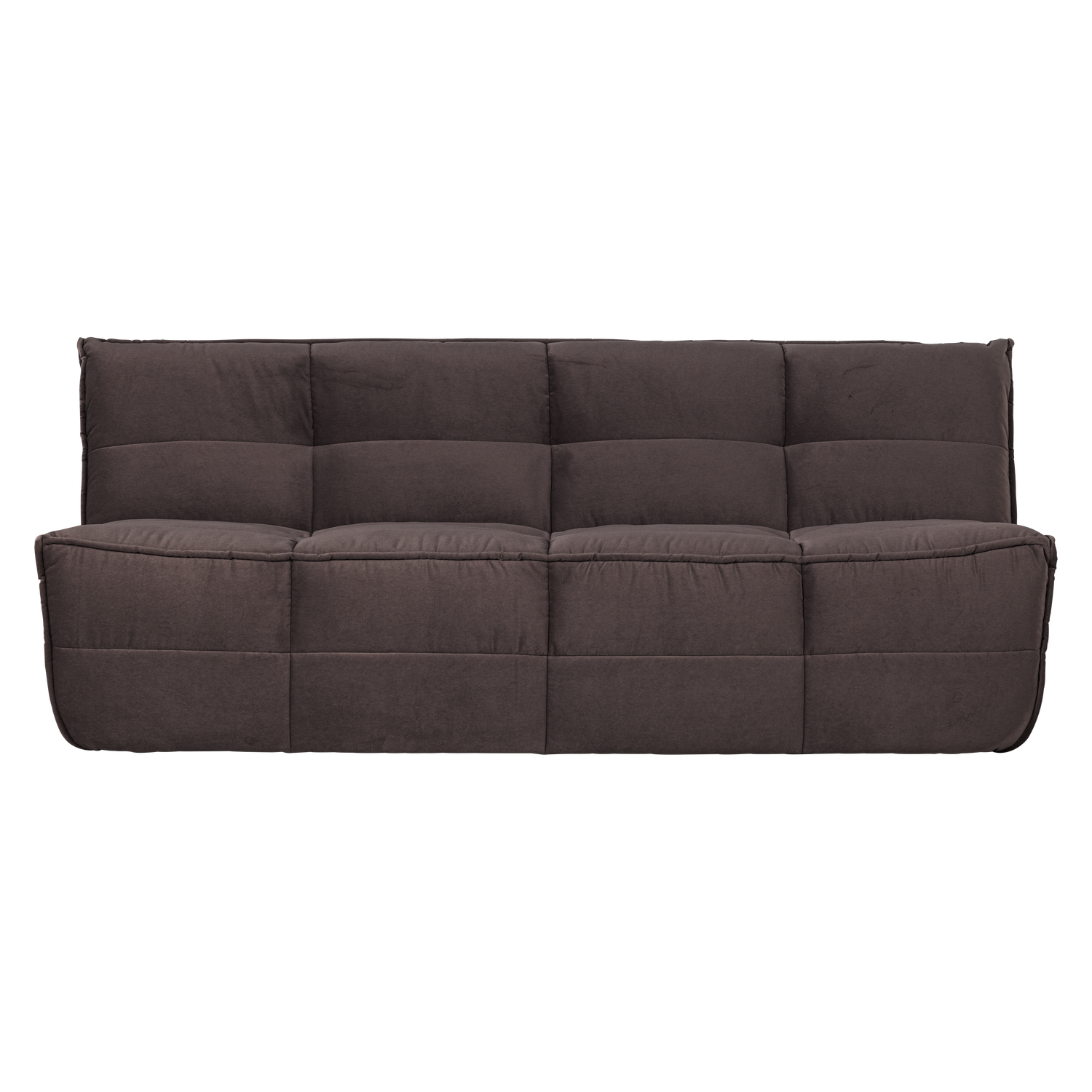 Sofa CLUSTER 3-vietė veliūras šokolado ruda