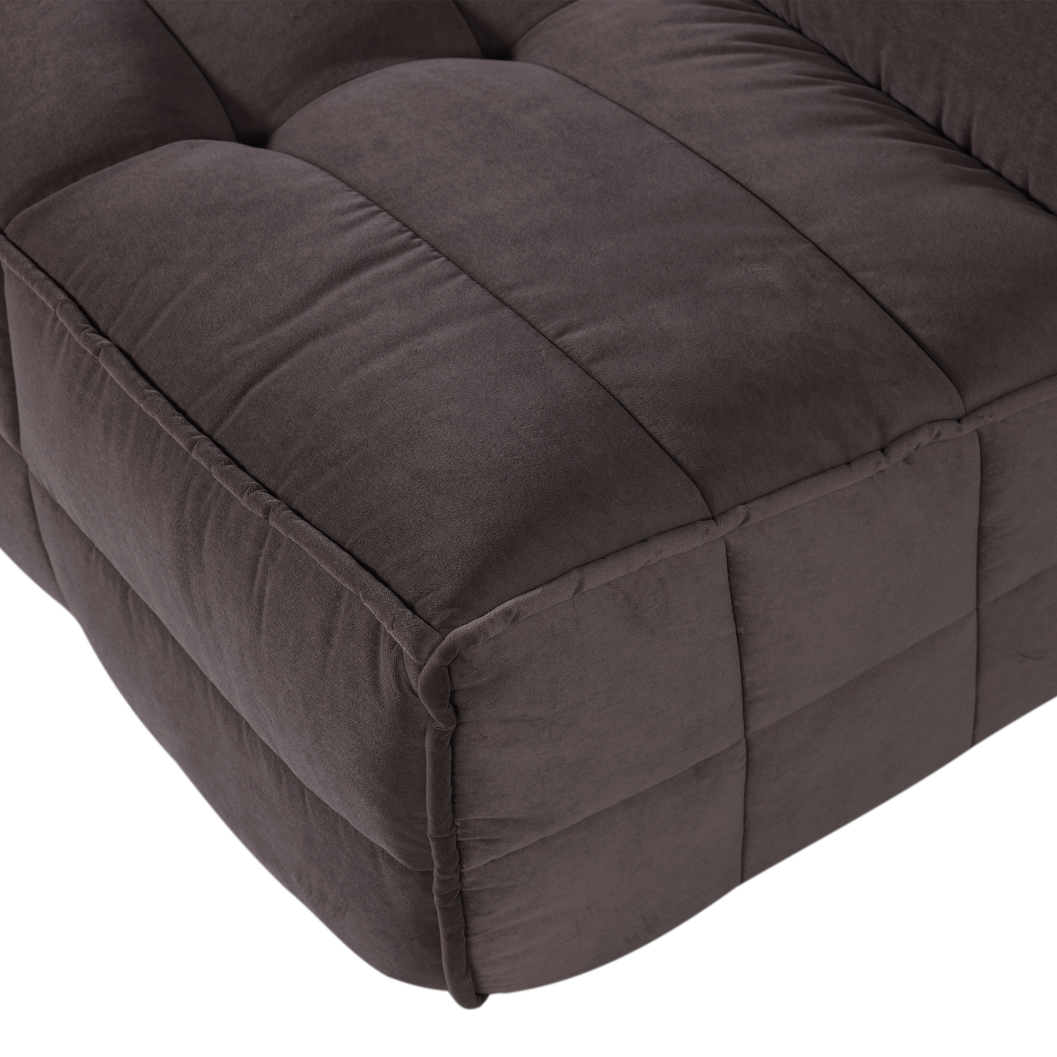 Sofa CLUSTER 3-vietė veliūras šokolado ruda