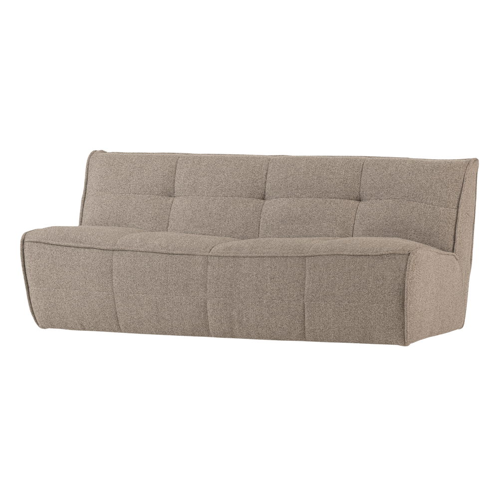 Sofa CLUSTER 3-vietė bouclé khaki ruda