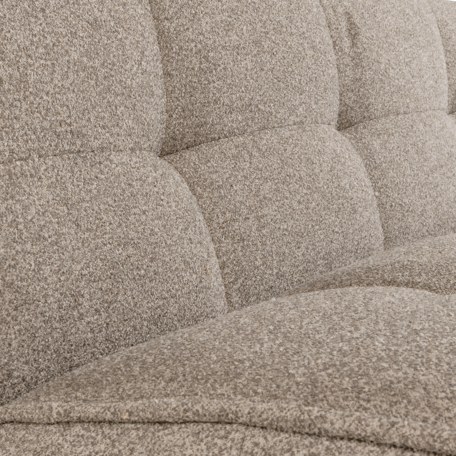 Sofa CLUSTER 3-vietė bouclé khaki ruda