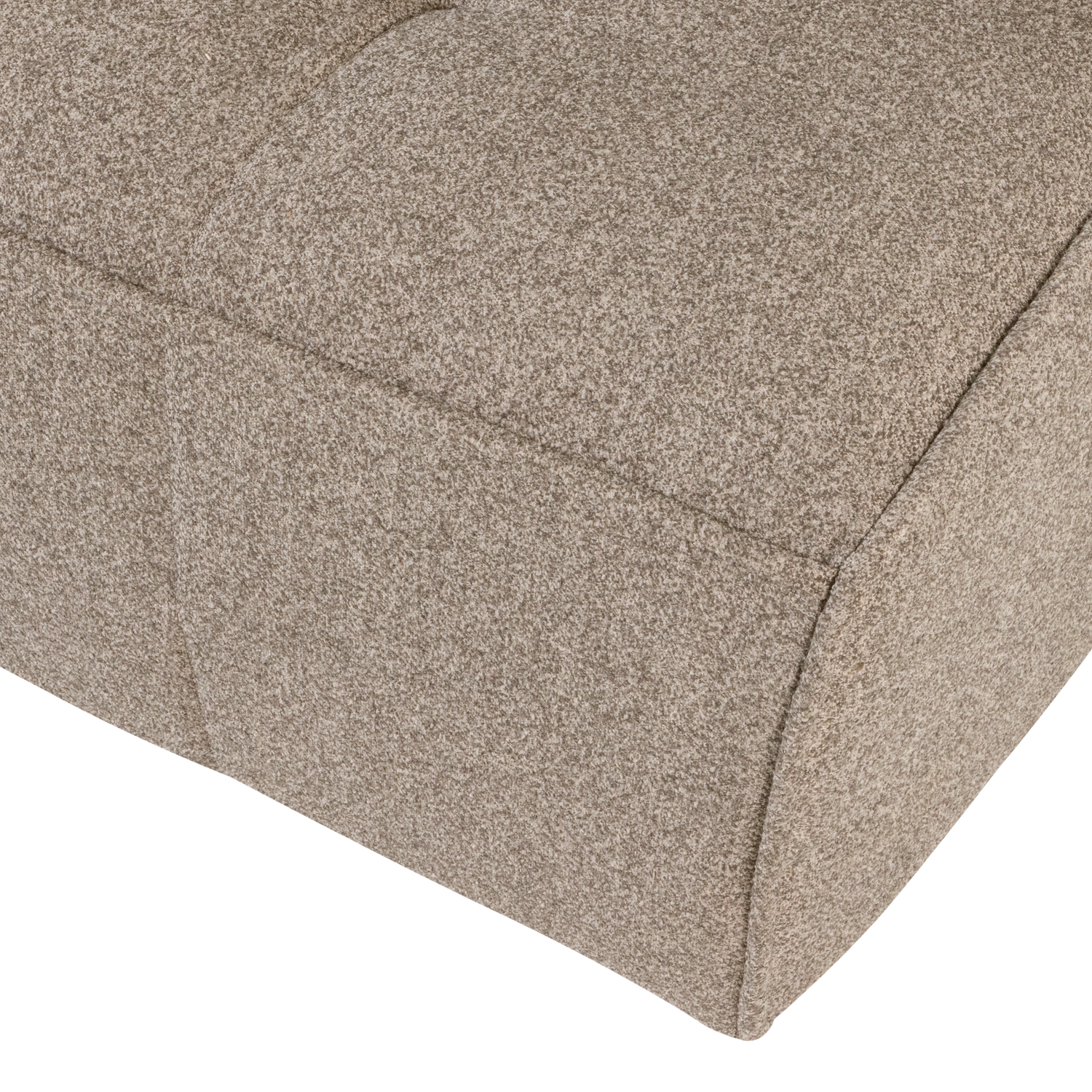 Sofa CLUSTER 3-vietė bouclé khaki ruda