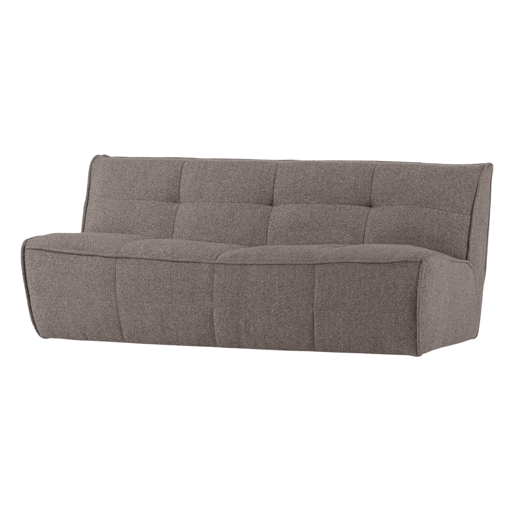 Sofa CLUSTER 3-vietė bouclé vidutinė ruda
