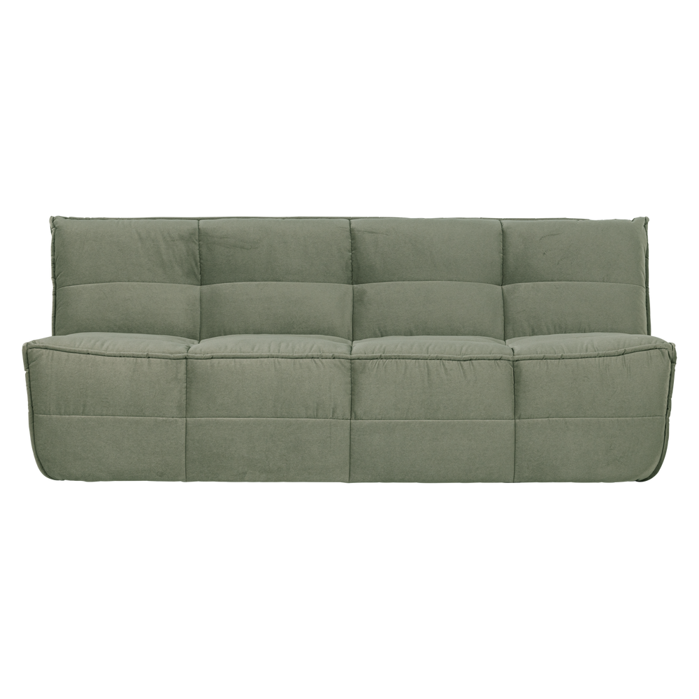 Sofa CLUSTER 3-vietė veliūras pistacijų žalia