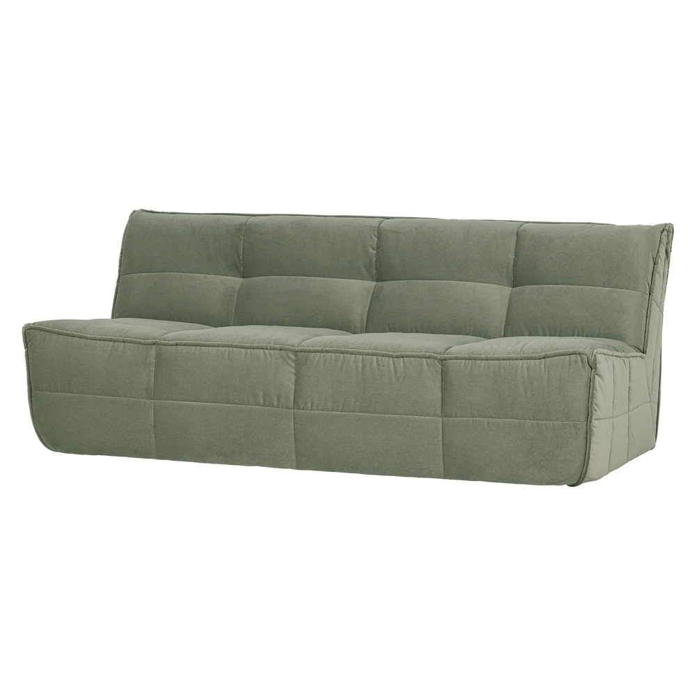 Sofa CLUSTER 3-vietė veliūras pistacijų žalia