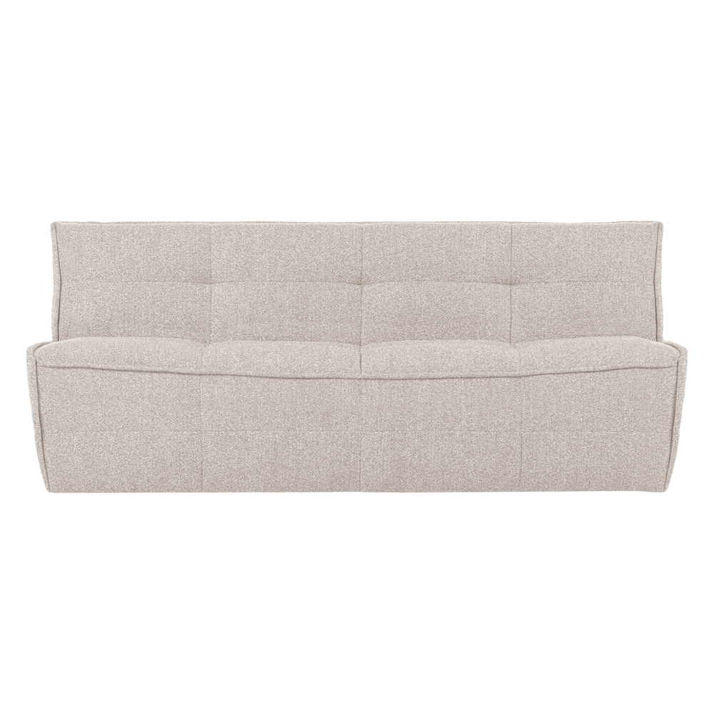 Sofa CLUSTER 3-vietė bouclé smėlio bežinis