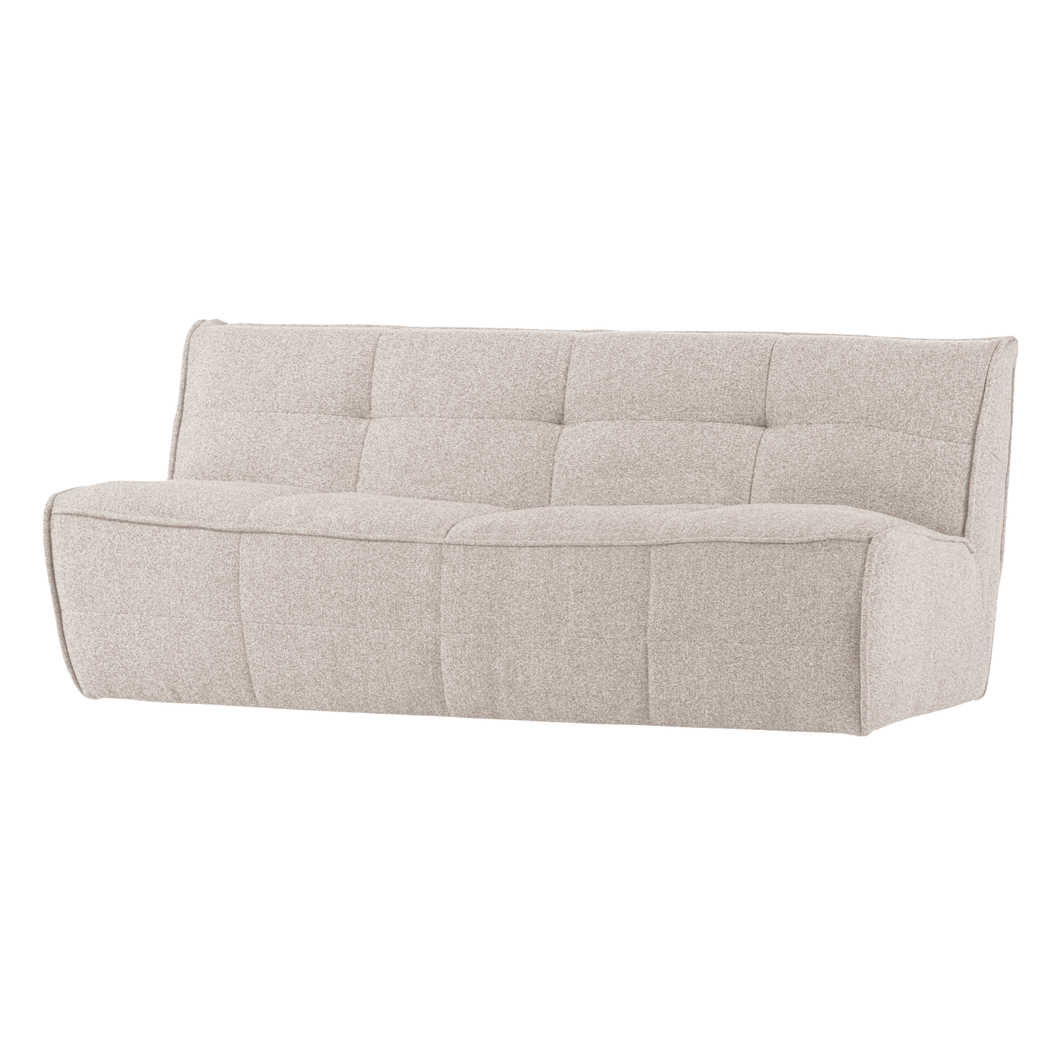 Sofa CLUSTER 3-vietė bouclé smėlio bežinis