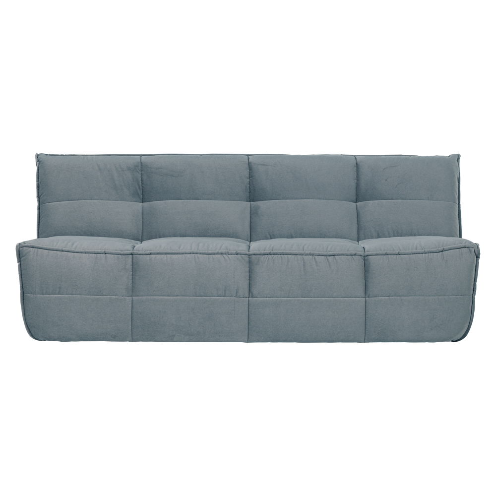Sofa CLUSTER 3-vietė veliūras turkio mėlyna