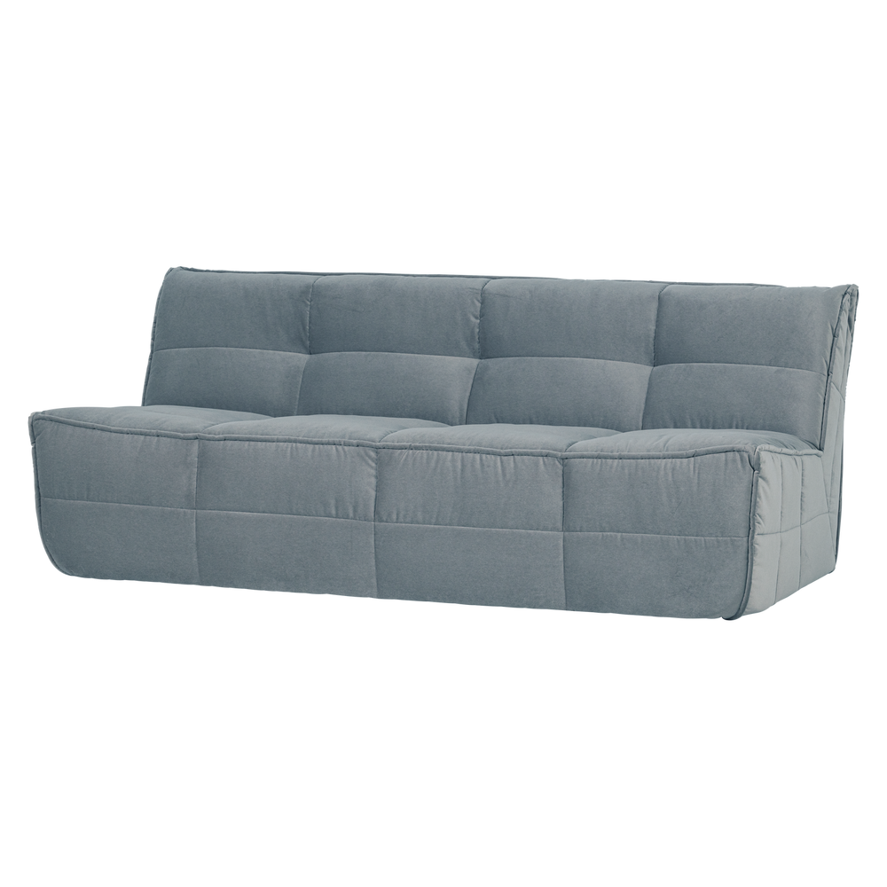 Sofa CLUSTER 3-vietė veliūras turkio mėlyna