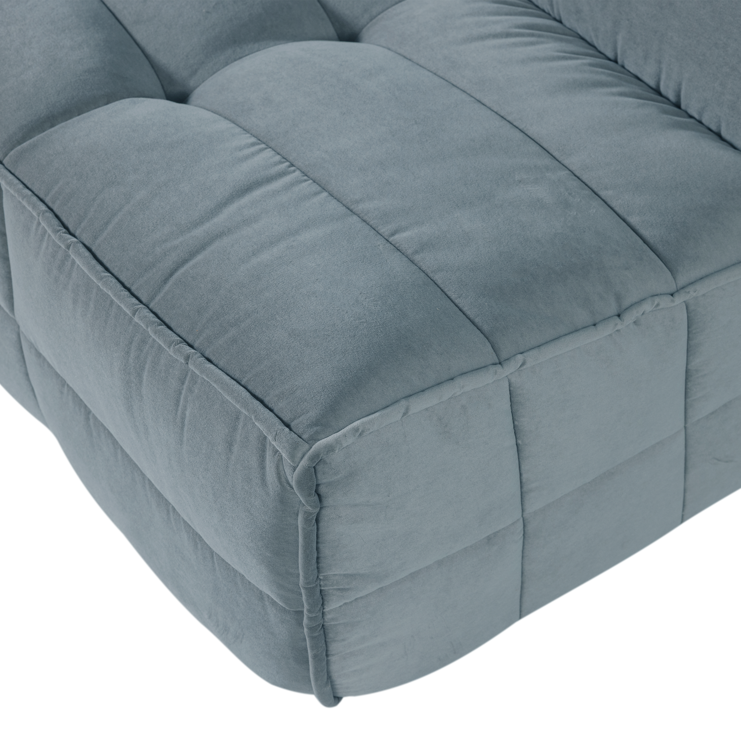 Sofa CLUSTER 3-vietė veliūras turkio mėlyna