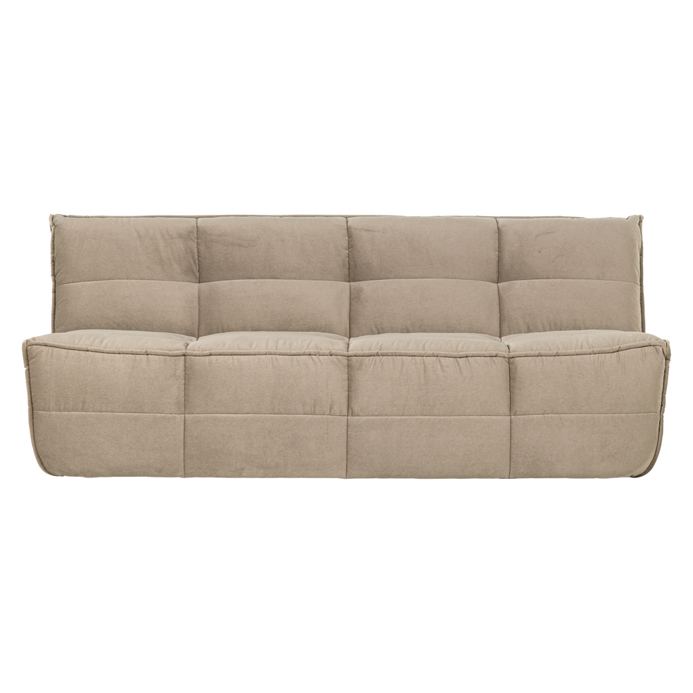 Sofa CLUSTER 3-vietė veliūras švelni bežinis
