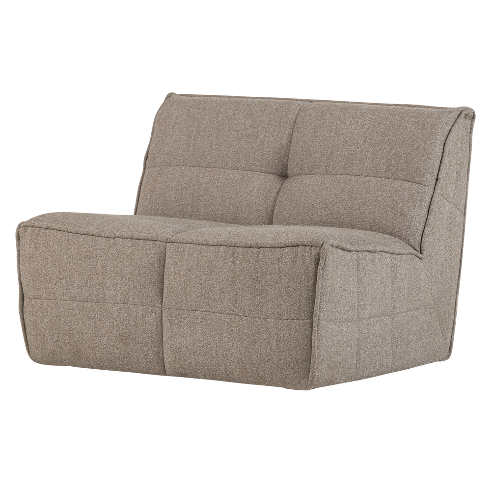 Sofos elementas CLUSTER 1-vietis bouclé khaki ruda