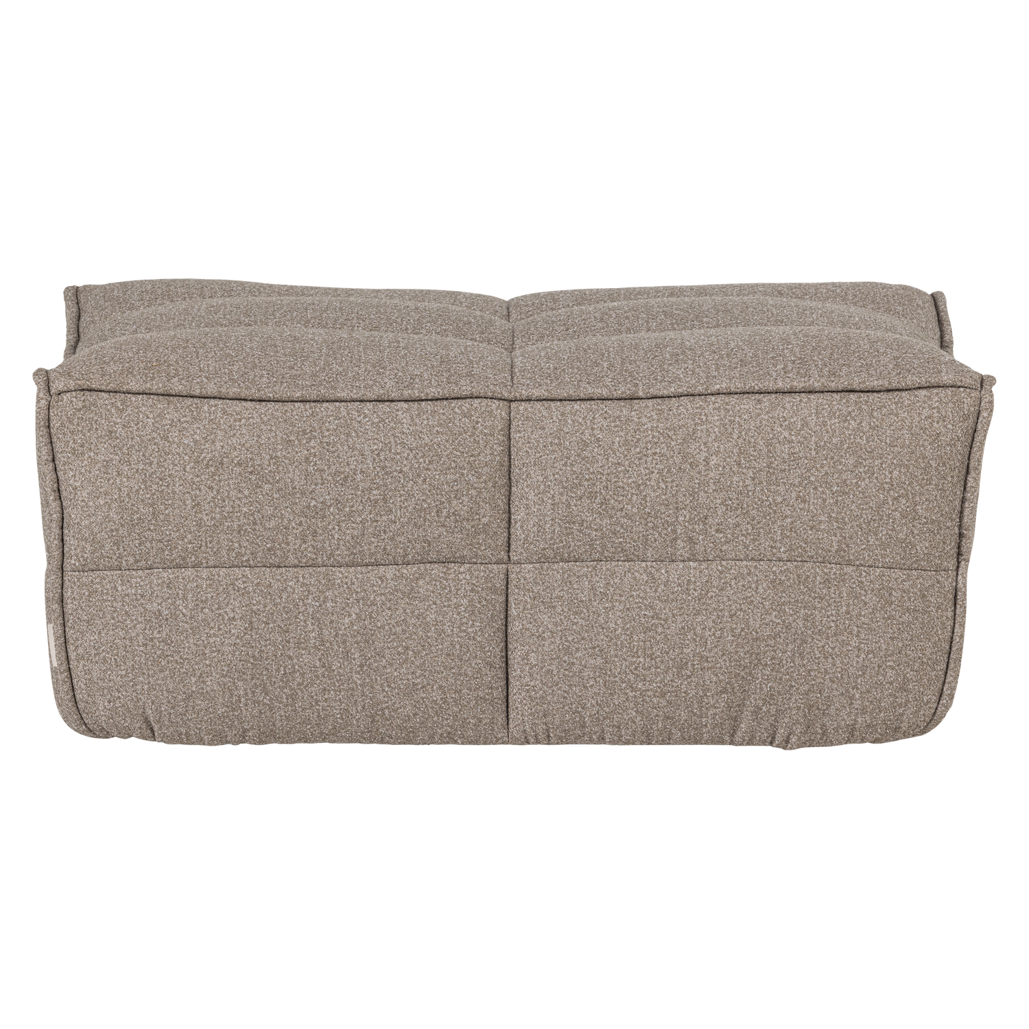 Pufas CLUSTER, bouclé khaki ruda
