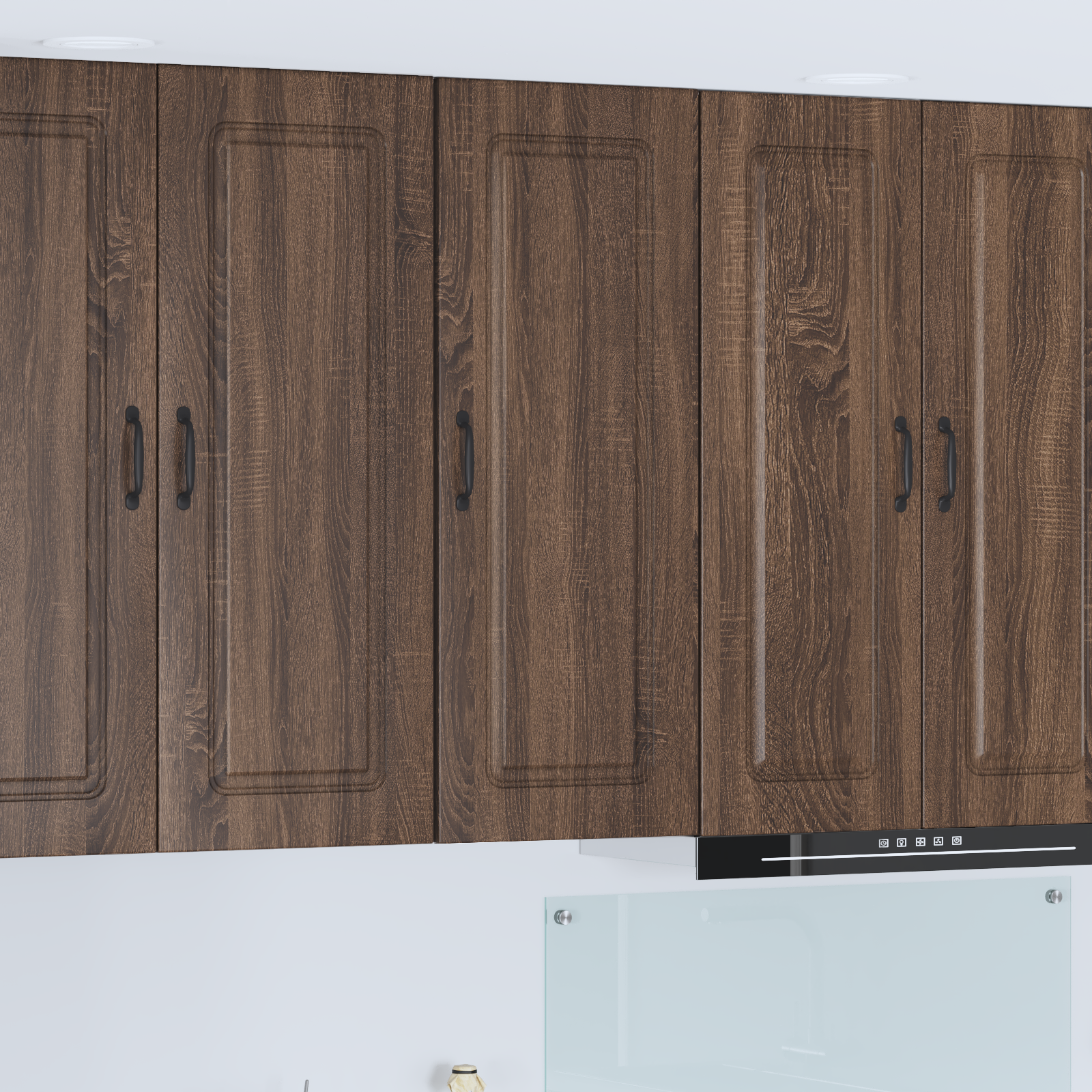 Kitchen Wall Cabinet Brown Oak 40 x 31 x 100 cm