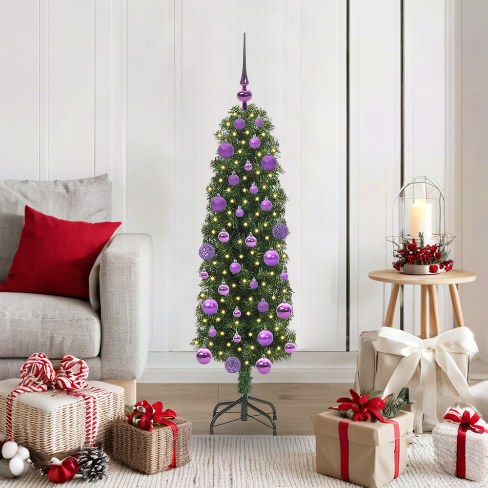 Artificial Christmas tree NORDIC VALE, Green 120 cm, steel, plastic