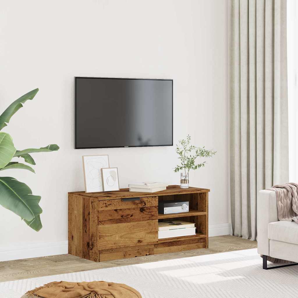 televizoriaus spintelė Old Wood 80x35x36,5 cm Engineered Wood