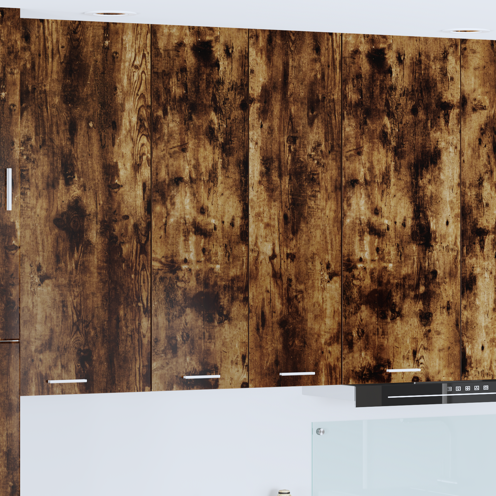 Wall cabinet Riga Smoked oak 60 x 31 x 100 cm