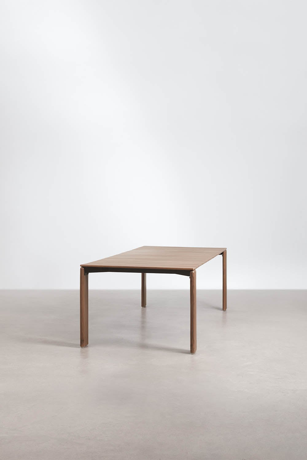 Pusdienu galds CORNELIA, 220x100 cm, akācija, tumšs (2)
