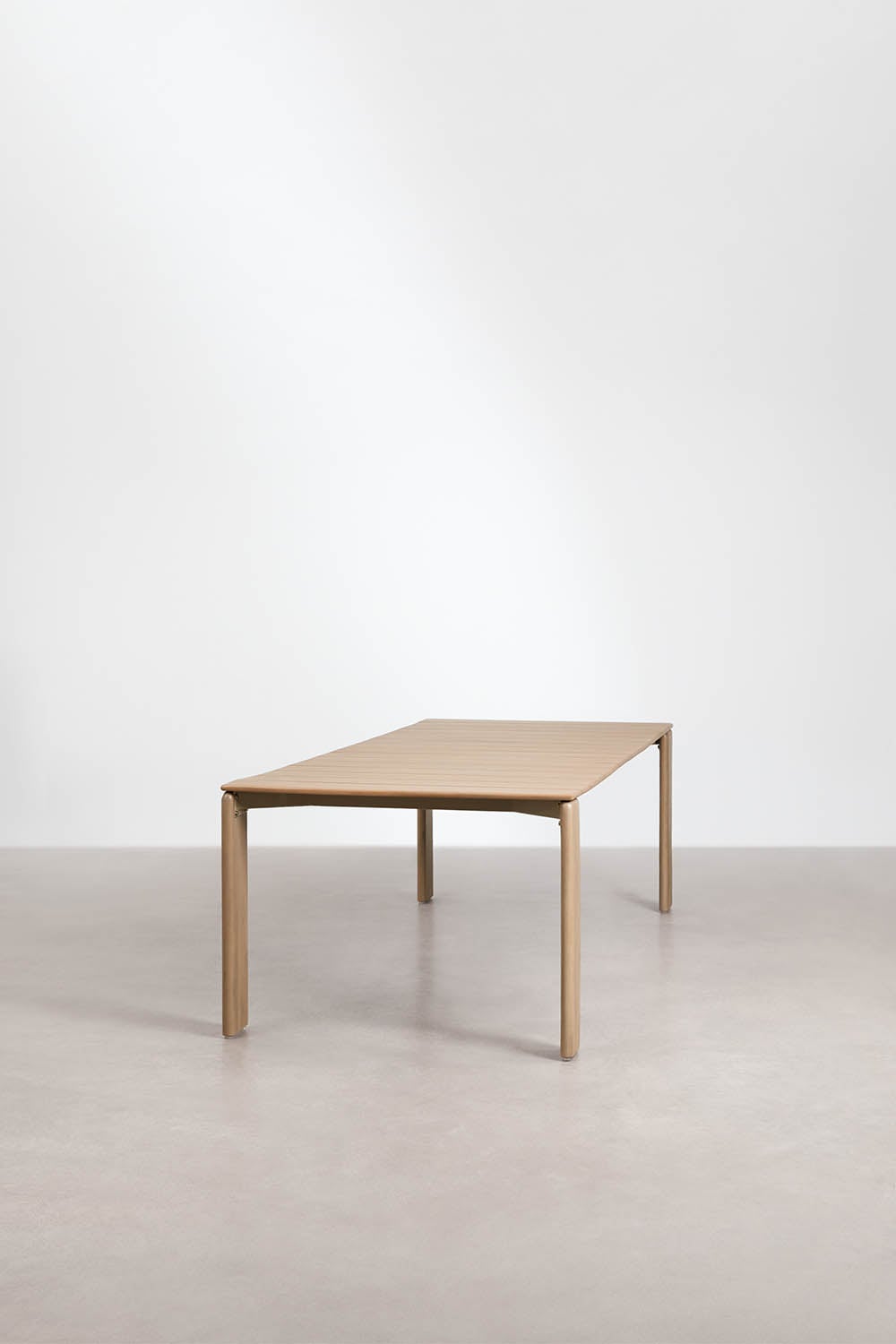 Valgomojo stalas CORNELIA, 220x100 cm, akacijos, šviesiai ruda (2)