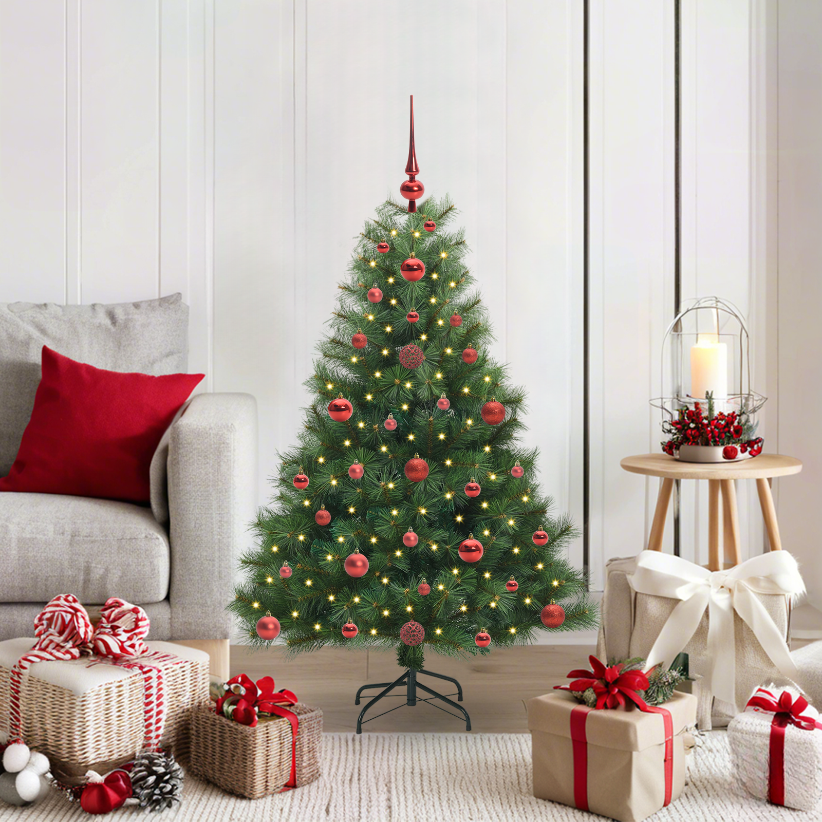 Dirbtinė Kalėdų eglutė PINE NORDIC, su 150 LED Žalia 120 cm.  ir