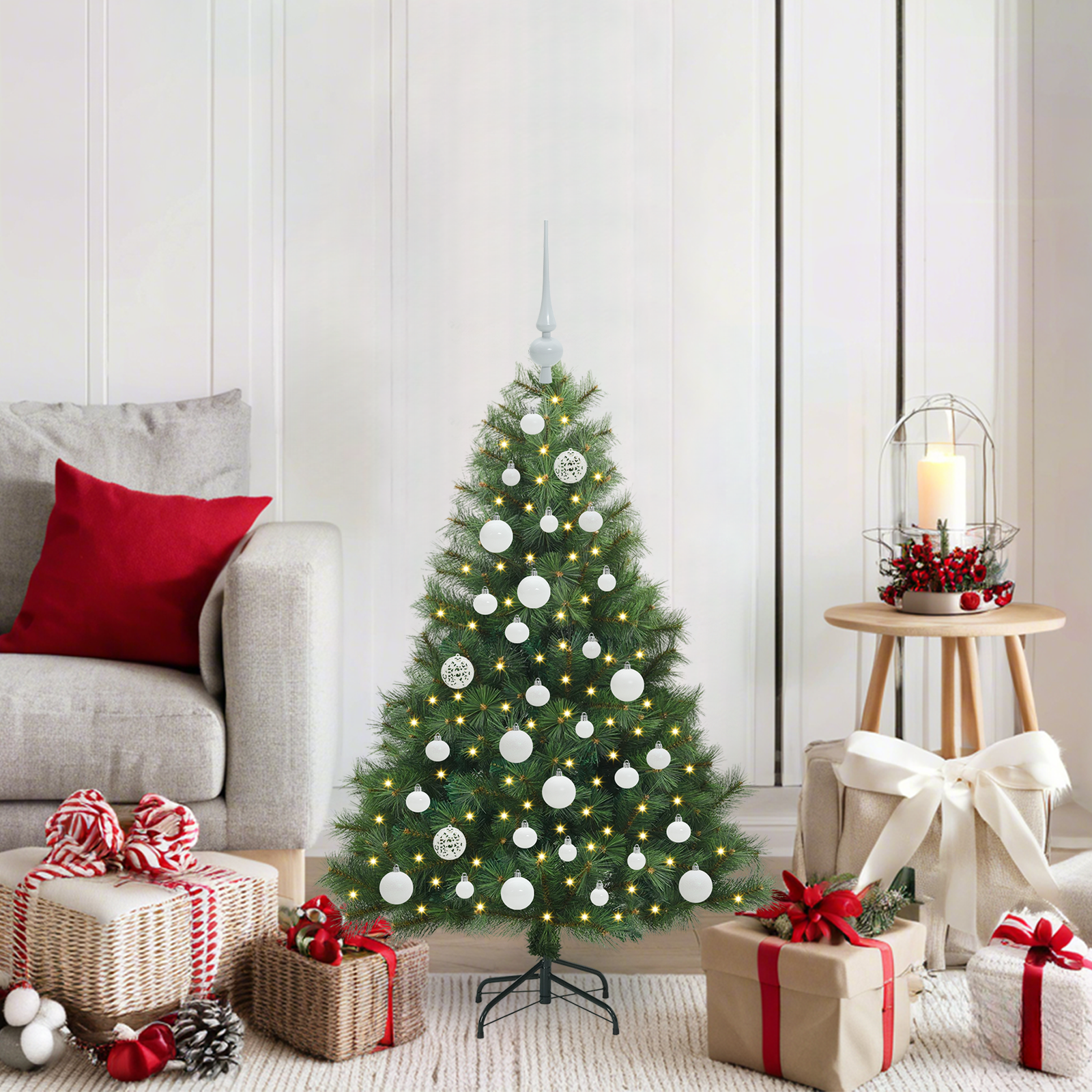 Dirbtinė Kalėdų eglutė PINE NORDIC, su 150 LED Žalia 120 cm.  ir