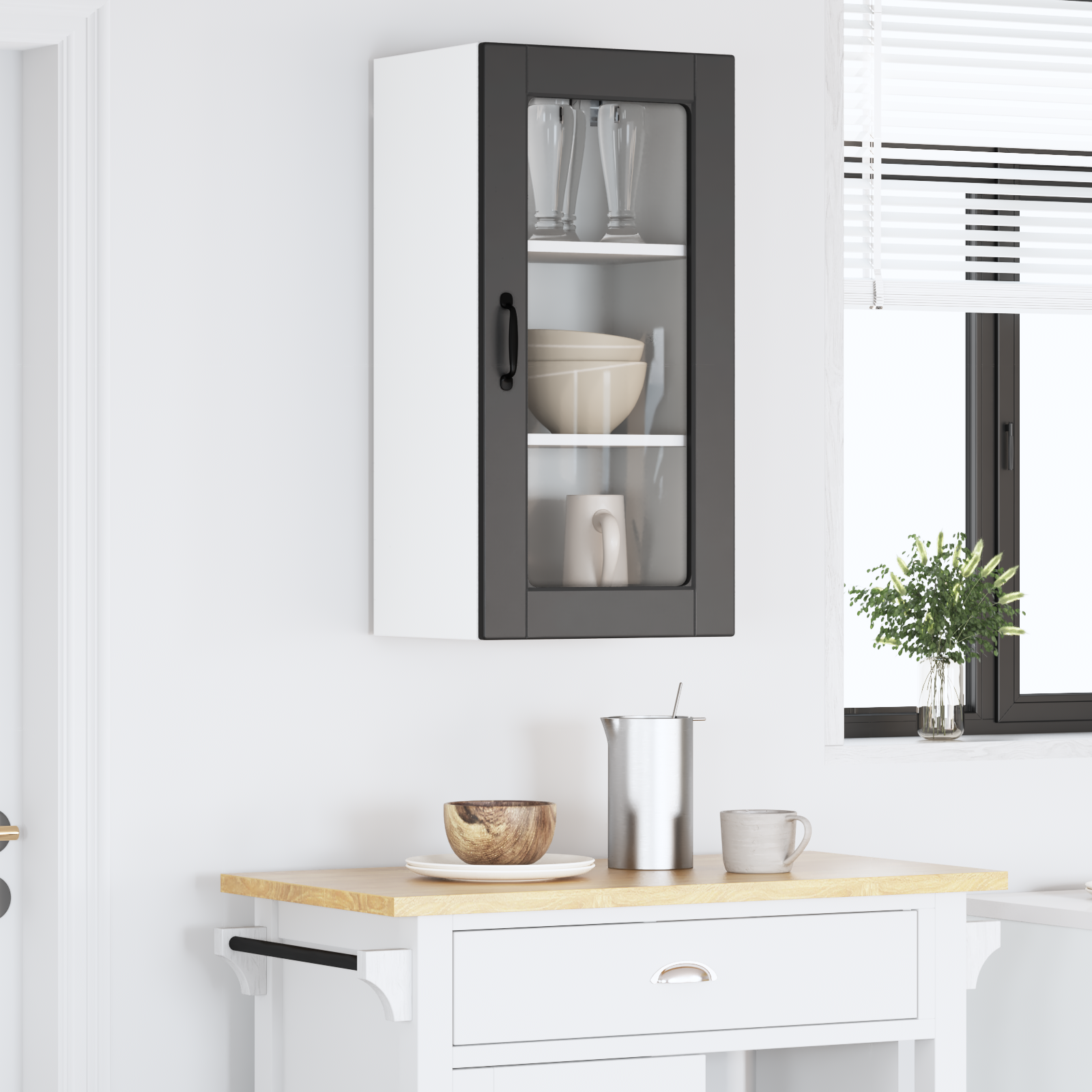 Kitchen cabinet Black 40 x 31 x 80 cm Engineered wood