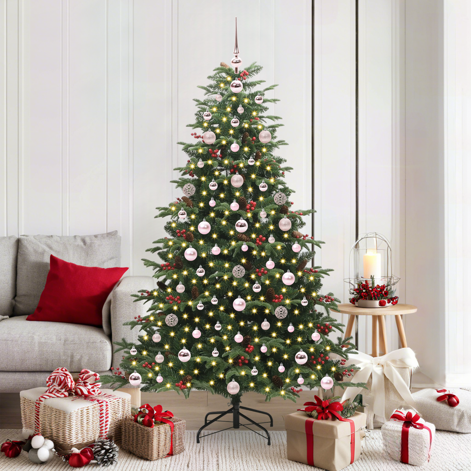 Dirbtinė Kalėdų eglutė POLAR FROST, Žalia 180 cm . , metalas , plastikas