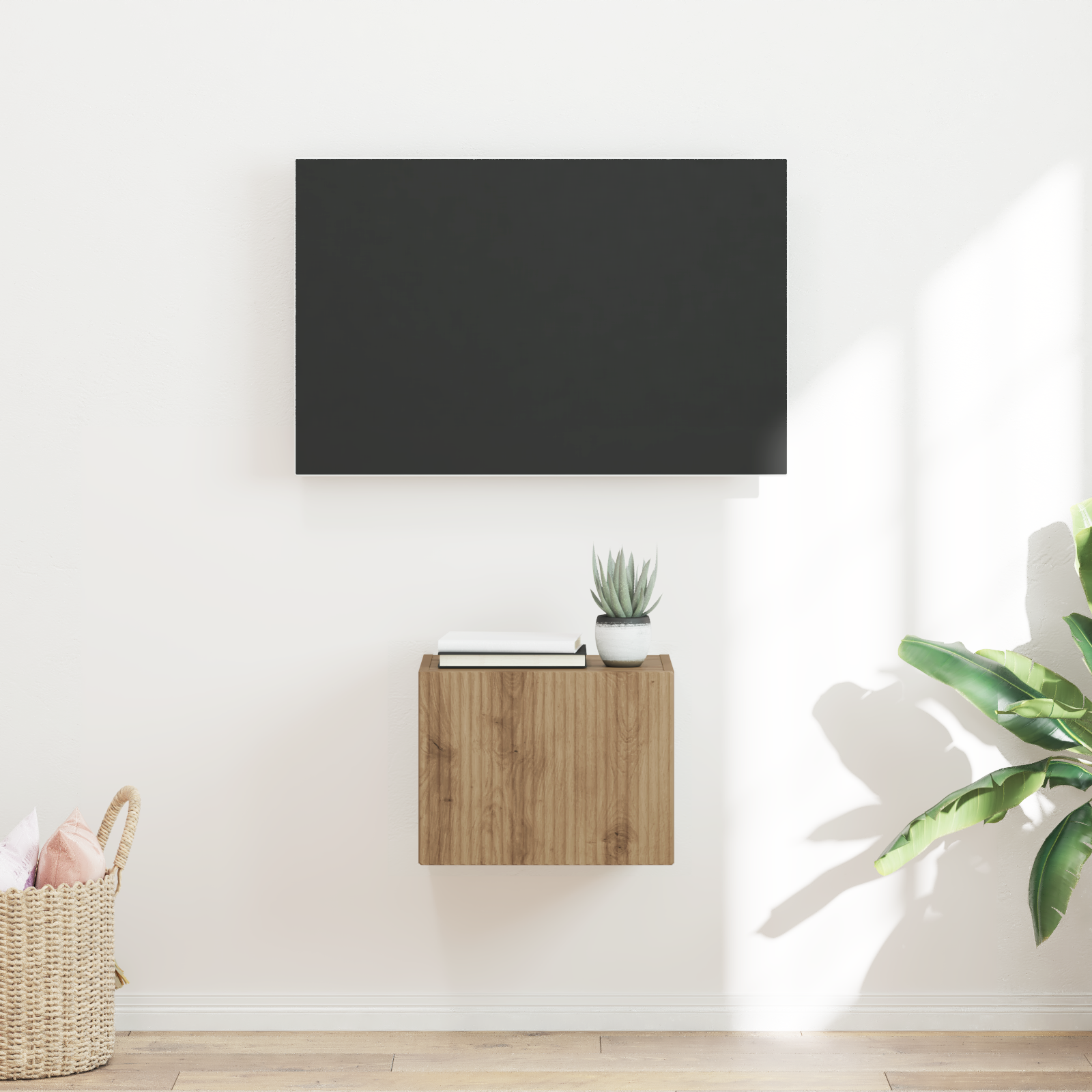 TV sieninė spintelė Meistrų ąžuolas 39 x 31 x 29,5 cm