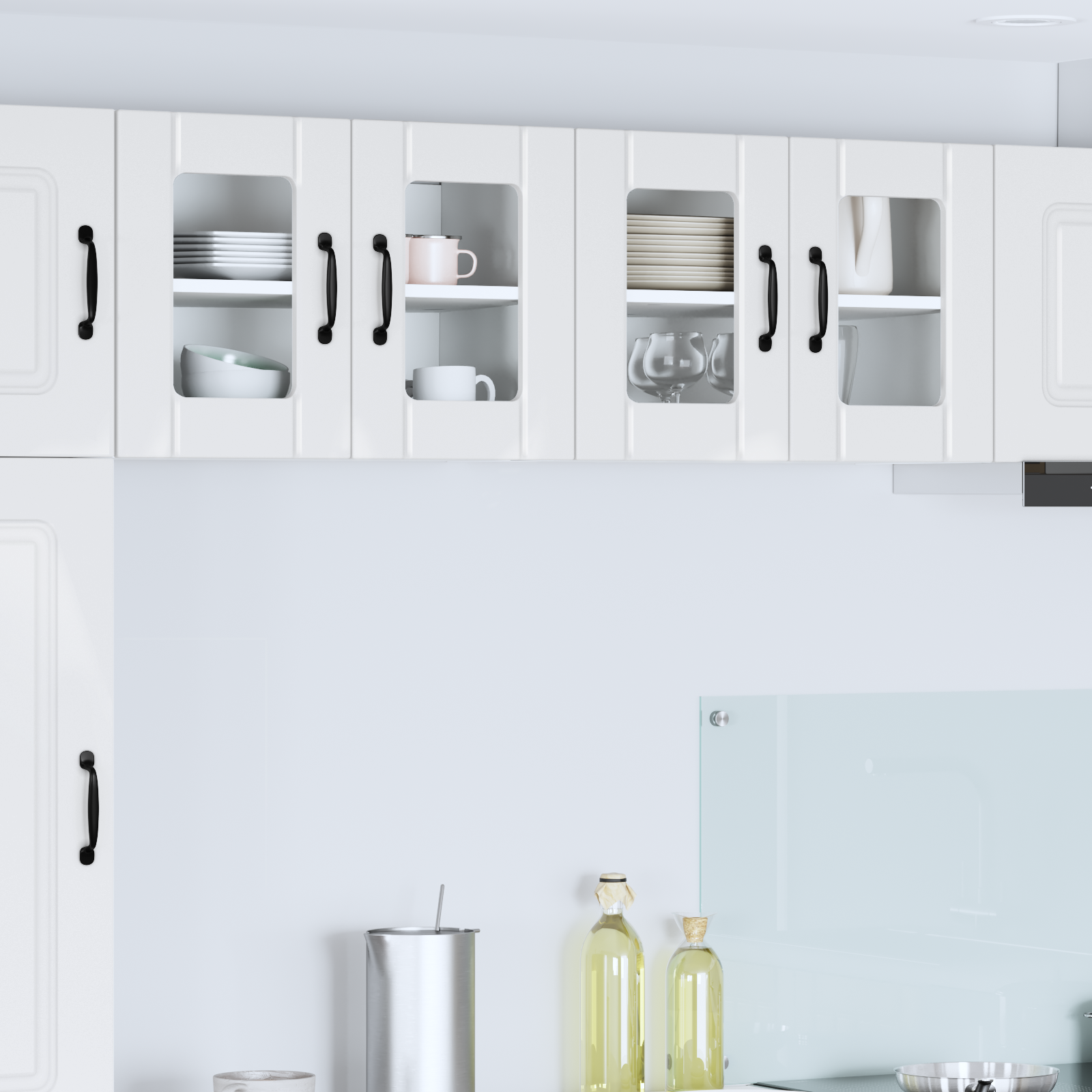 High Gloss White Kitchen Wall Cabinet 60 x 31 x 40 cm