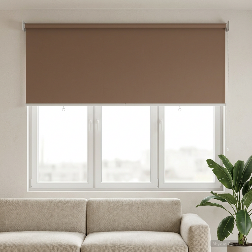 Ritininė užuolaida UV apsaugai Taupe 140 x 140 cm Poliesteris
