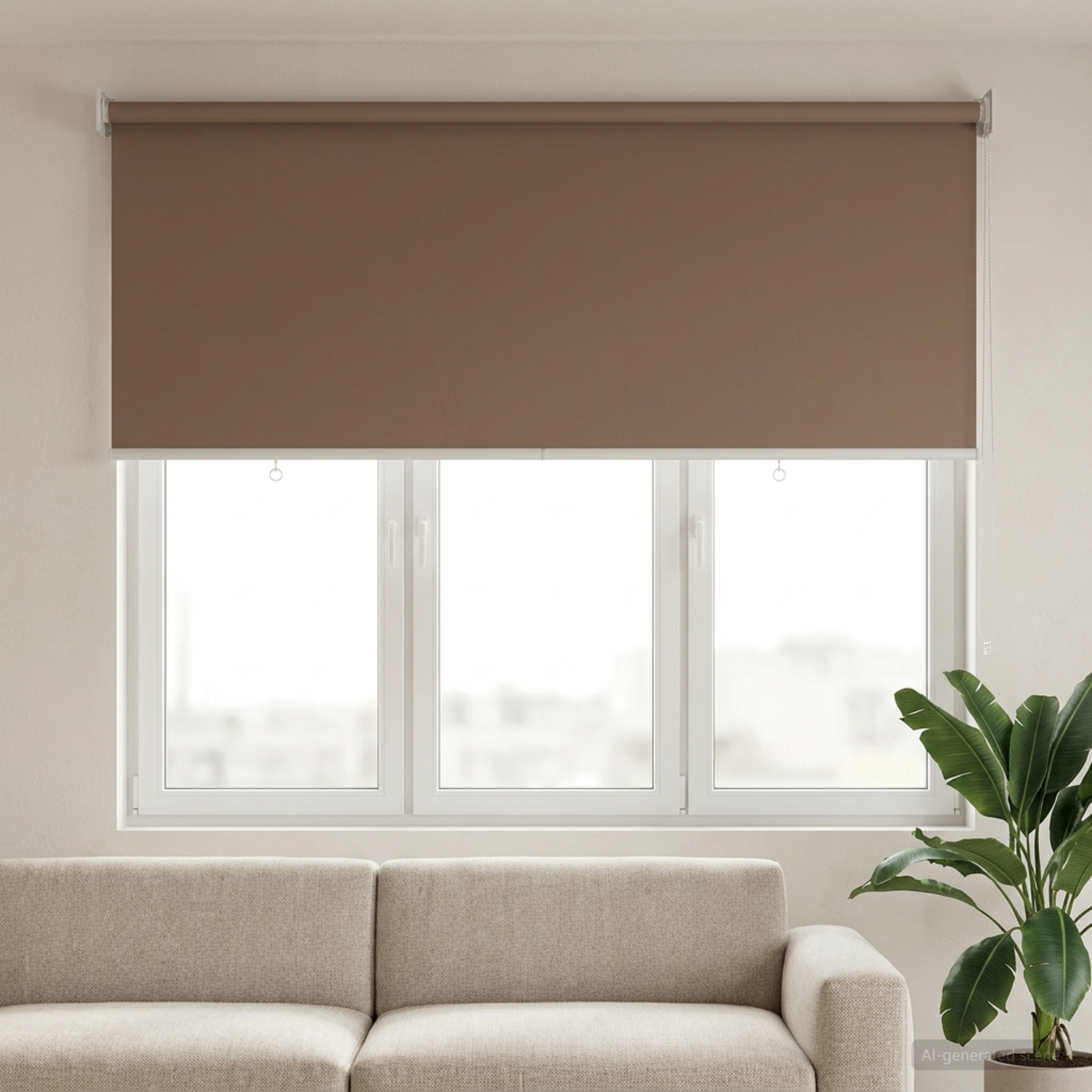 Ritininė užuolaida UV apsaugai Taupe 120 x 140 cm Poliesteris