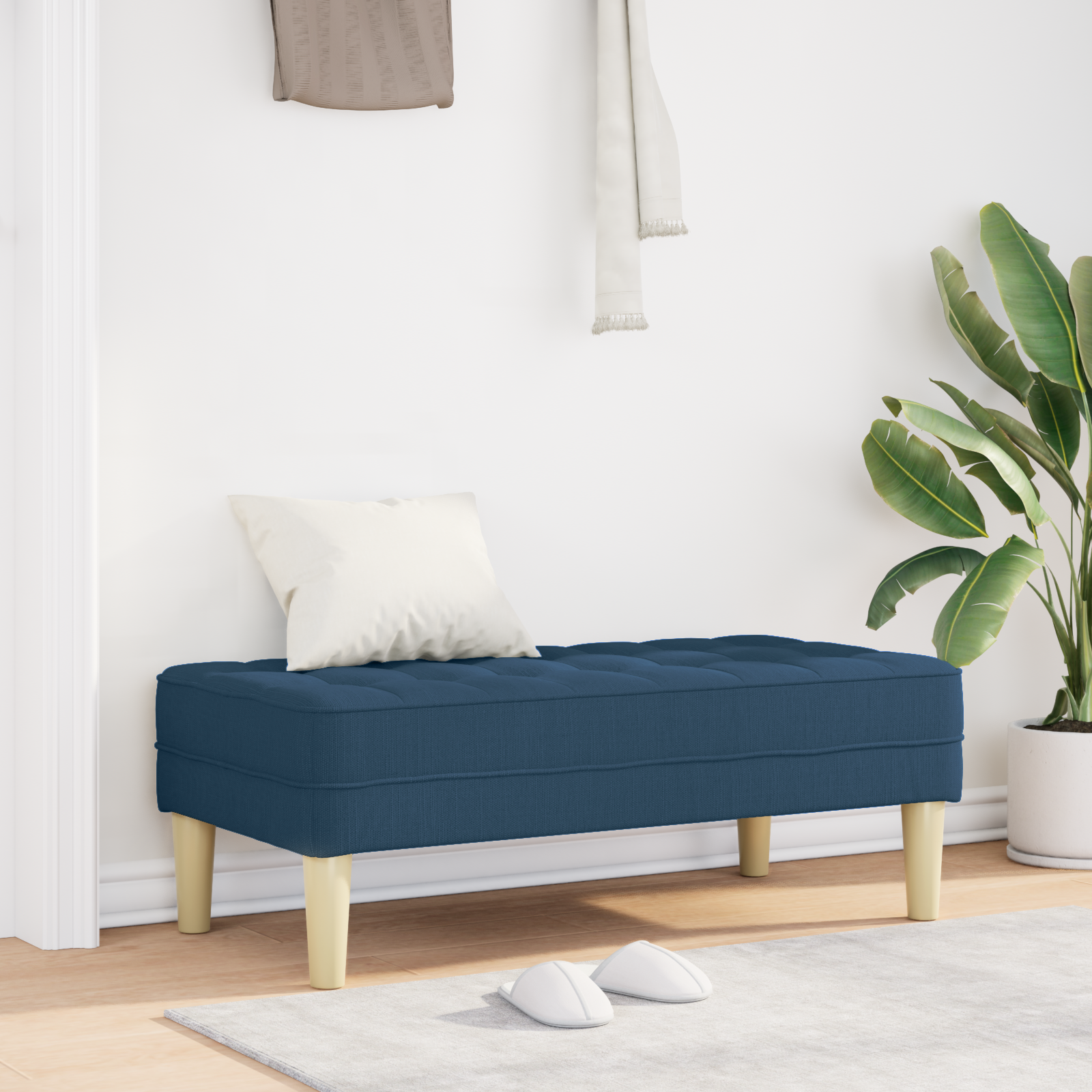 suoliukas Mėlyna 113 x 57 x 39 cm audinys
