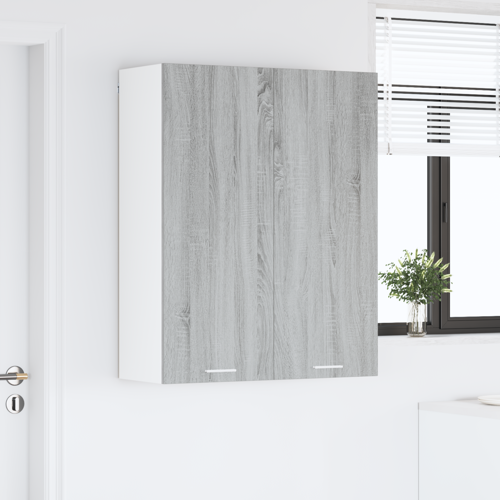 Pakabinama spintelė Riga Pilkas Sonoma 80 x 31 x 100 cm