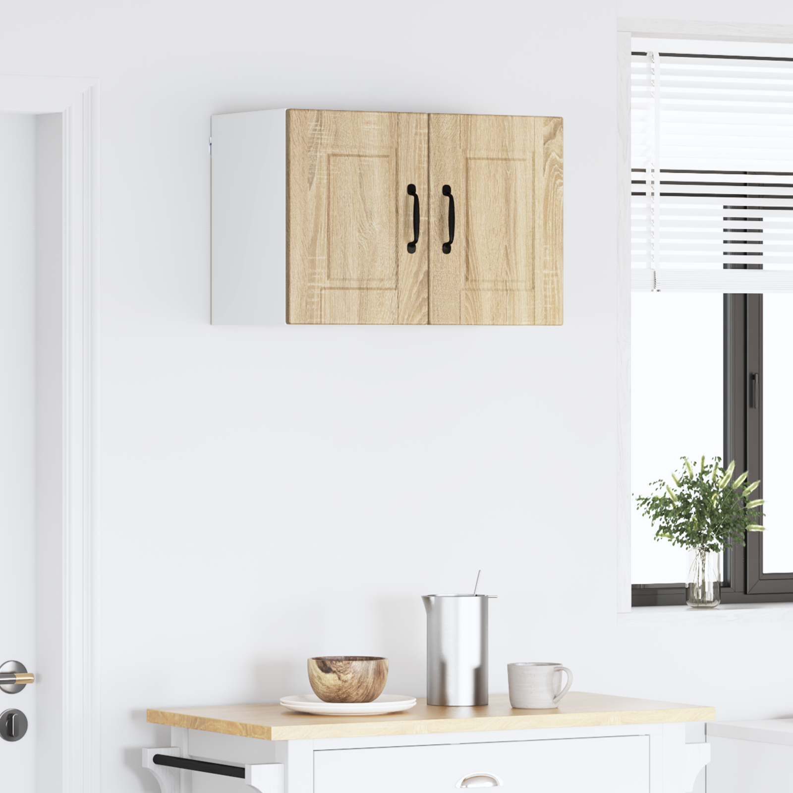 Virtuvės spintelė 2 pcs Sonoma ąžuolas 30 x 31 x 40 cm