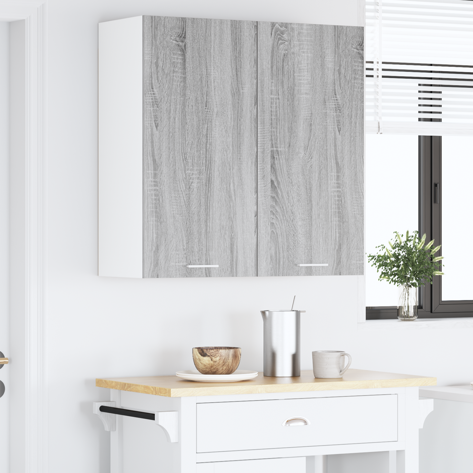 Pakabinama spintelė Riga Pilkas Sonoma 80 x 31 x 80 cm