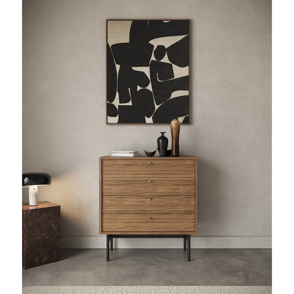 Komoda OLAR, riešuto, 86 cm