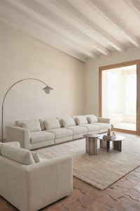 Modulinė sofa KATALENA kreminis šenilas spalvos