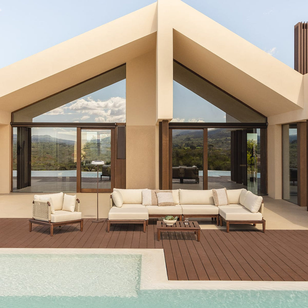 MODENA set, 7-seater sofa, armchair and coffee table