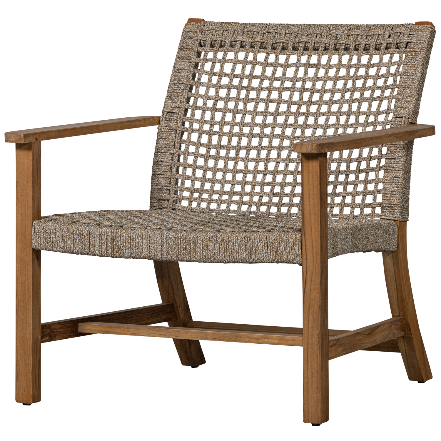 Lauko fotelis COPPER, natūralus tikas