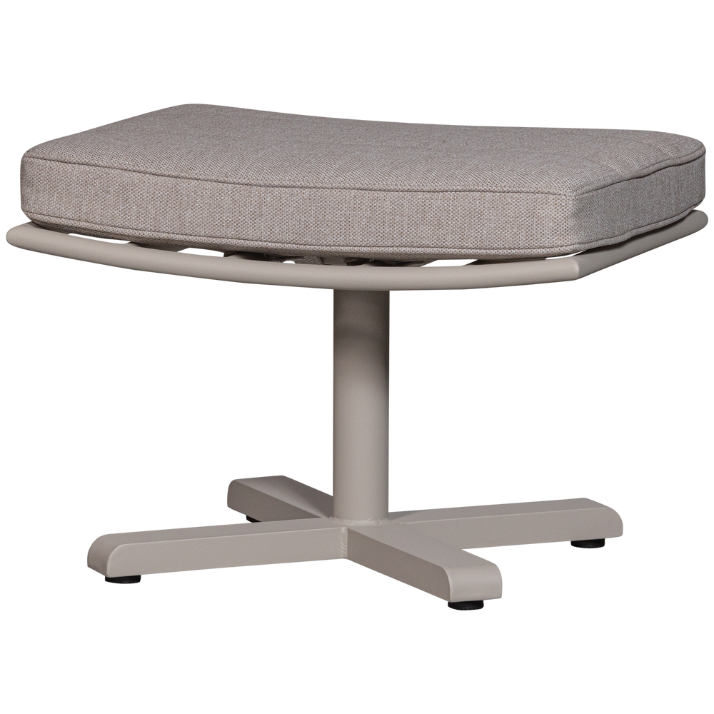 Pouf/ottoman COOSA, aluminium, sand color